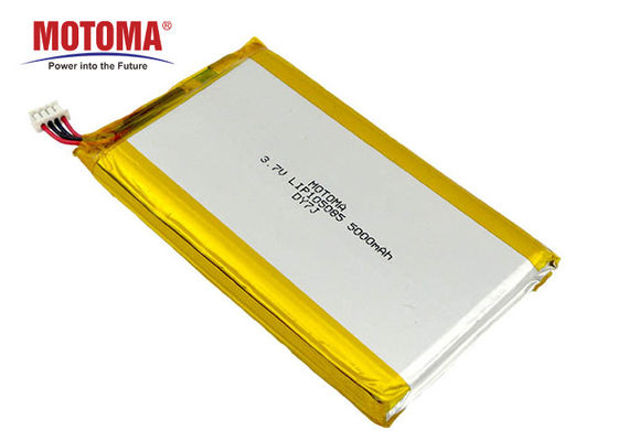 Motoma-Lithium Lipo-Batterie 3.7V 5000mAh mit MSDS UL-Zertifikaten