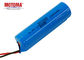 MOTOMA LCR18650 Lithium Ion Battery der Lithium-zylinderförmiges Batterie-3.7V 2200mah